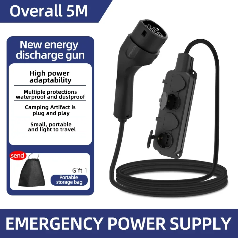 Outdoor Power Plus - Draagbare 16A 4KW Elektrische Auto EV