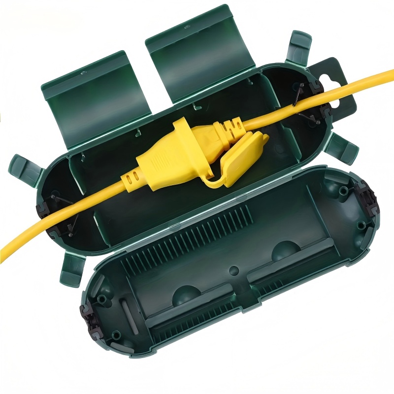 Outdoor Power Outlet Cover - 1 duurzame PVC-beschermkap voor buitengebruik voor