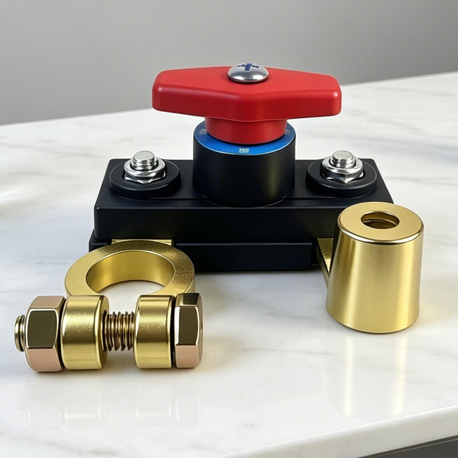 Outdoor Power Parts - Auto-accu-afsluitschakelaars Ontkoppel automatische stroomonderbreker Anti-uitstroomlekbeveiliging Universele