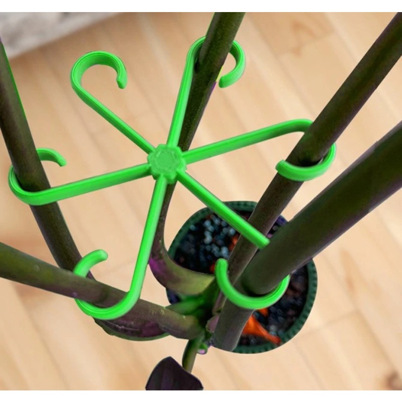 Outdoor Power And Plant - Plantenstamsteun Zwart/groen kunststof trellis Eenvoudige installatie