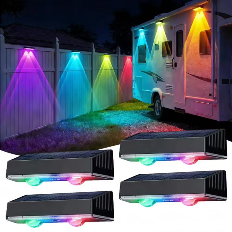 Outdoor Power Washer - Waterdichte, op zonne-energie werkende wandlamp voor