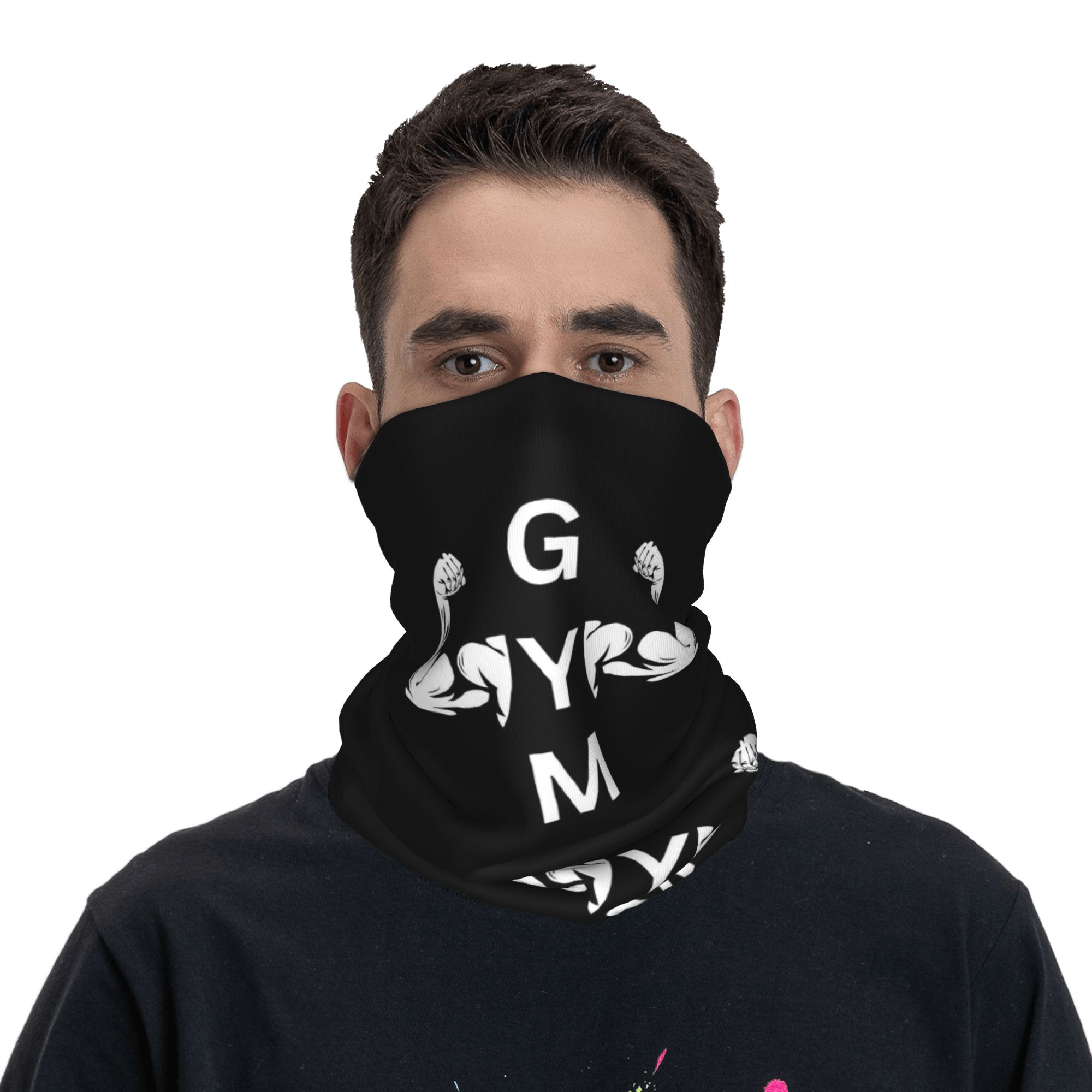 Outdoor Power House - Custom Powerhouse Gym Bandana Nekwarmer Dames