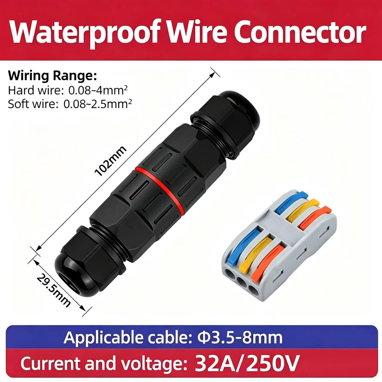 1Pc 2 Pin 3 Pin Draadconnector - Outdoor Power Parts recensie en prijs
