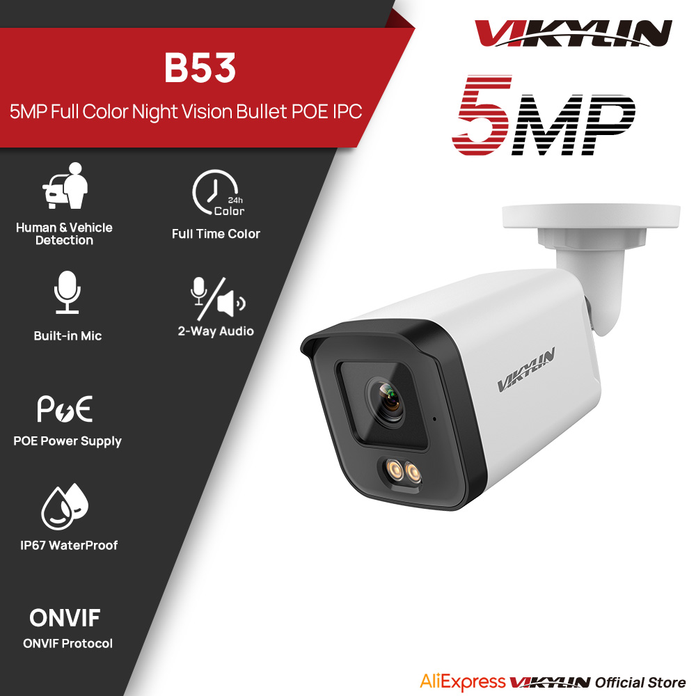 VIKYLIN 5MP IP-beveiligingscam - Outdoor Power G Motion recensie en prijs