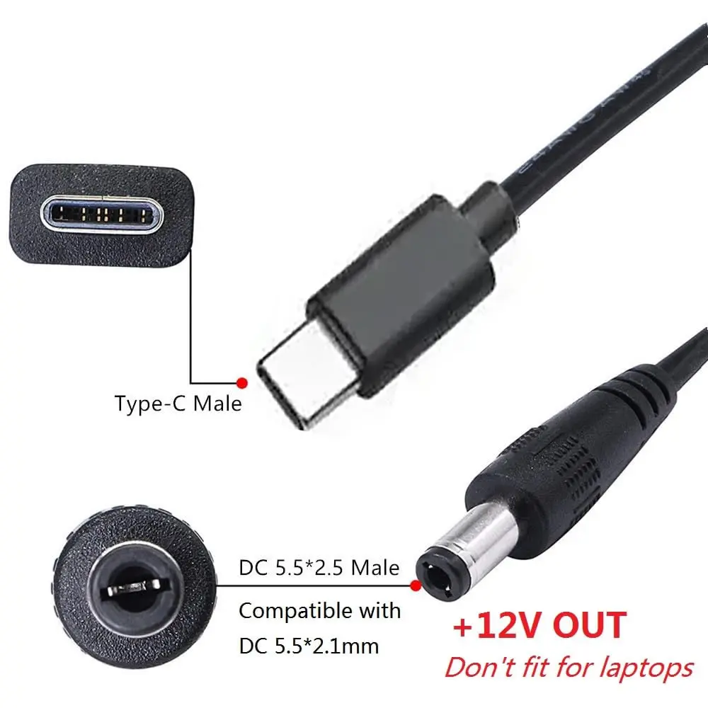 USB C naar DC 5.5mm X 2.5mm vo - Outdoor Power Lead recensie en prijs