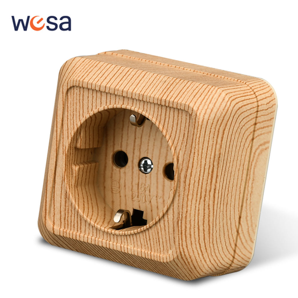 Wesa Hout Wandcontactdoos Stek - Outdoor Power Plus recensie en prijs