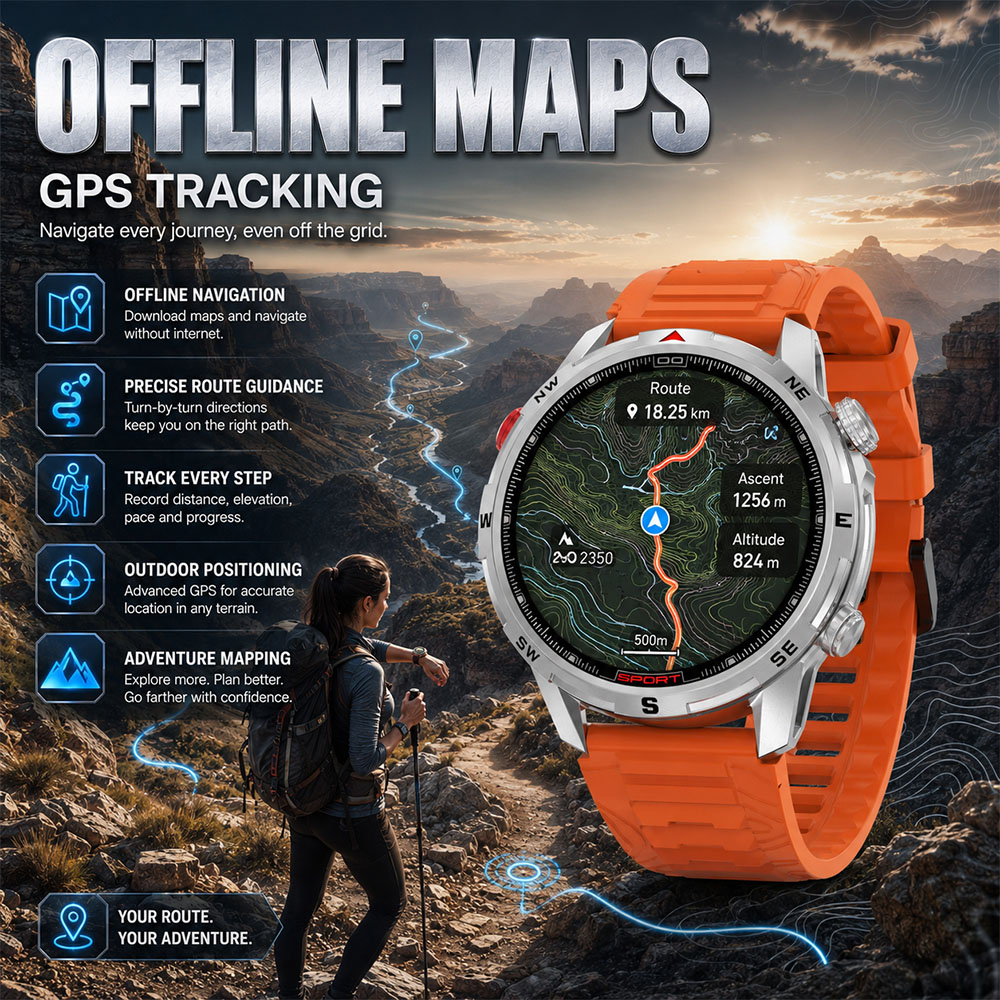 Nieuwe Outdoor Smartwatch met  - Outdoor Power Meter Box recensie en prijs