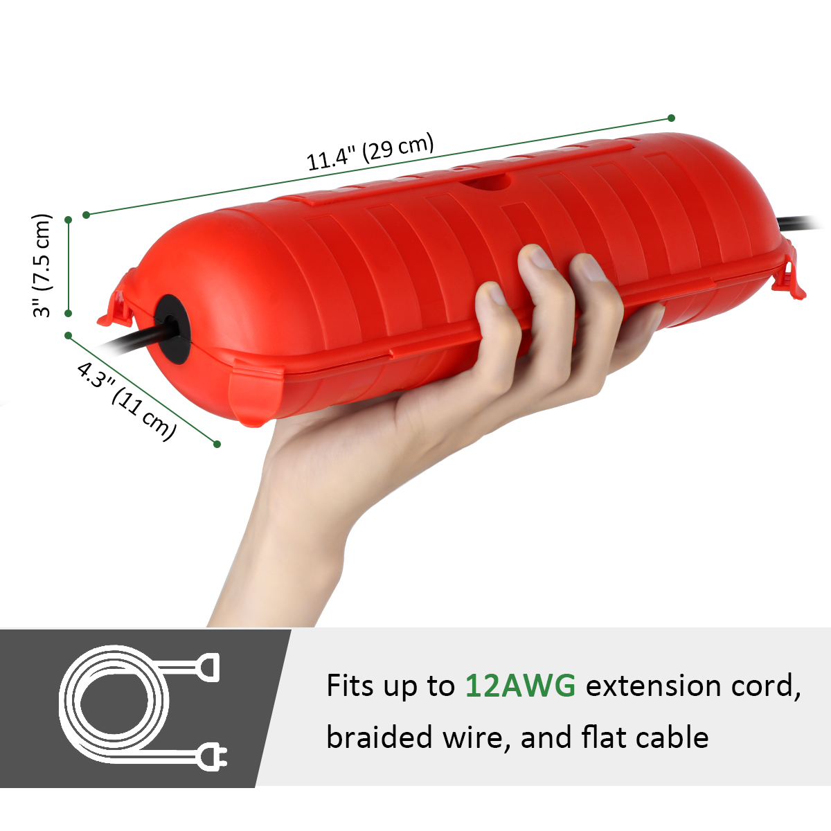 Weerbestendige IP54 buitenverl - Outdoor Power Outlet Cover recensie en prijs
