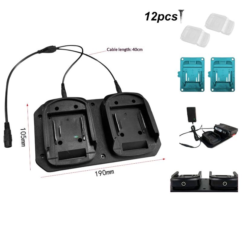 Dubbele batterijadapter voor 1 - Outdoor Power Double Adapter recensie en prijs