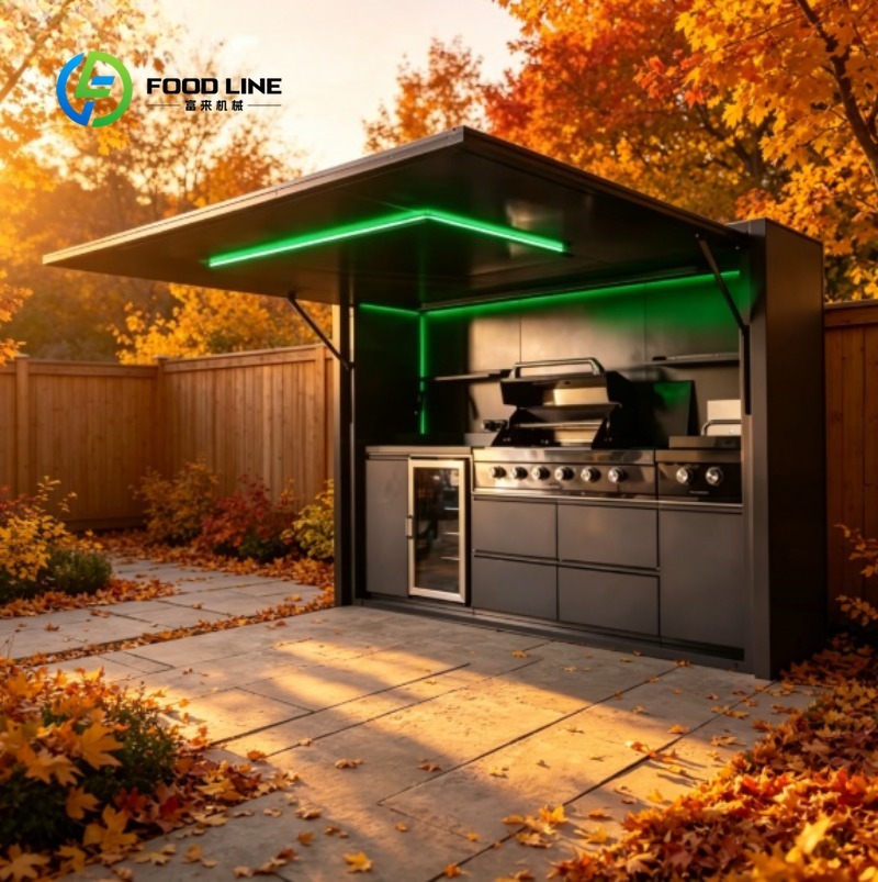 Zonne-aangedreven stalen buite - Outdoor Power House recensie en prijs