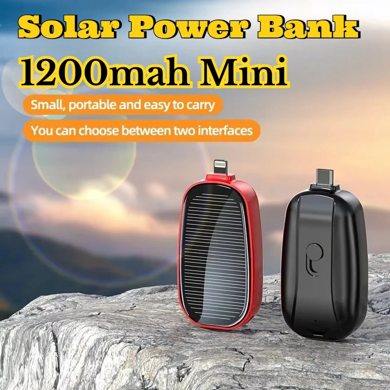 1200mAh Solar Mini Power Bank  - Outdoor Power Hub recensie en prijs