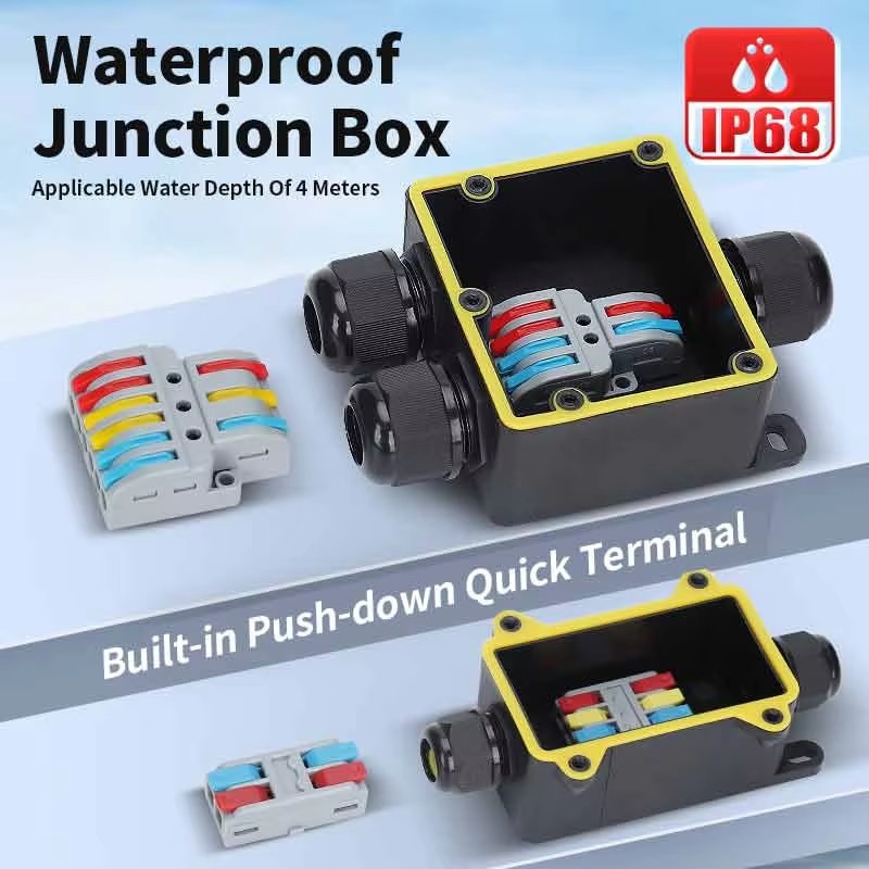 Waterdichte aansluitdoos IP68  - Outdoor Power Lead recensie en prijs