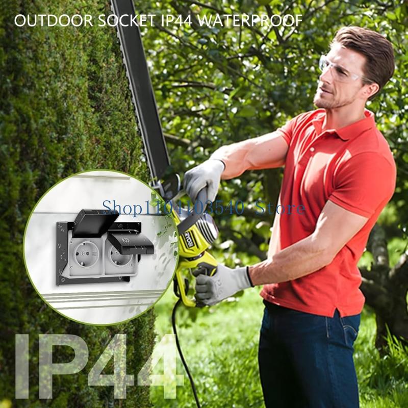 02DC Elektrische uitlaat Huish - Outdoor Power Outlet Cover recensie en prijs