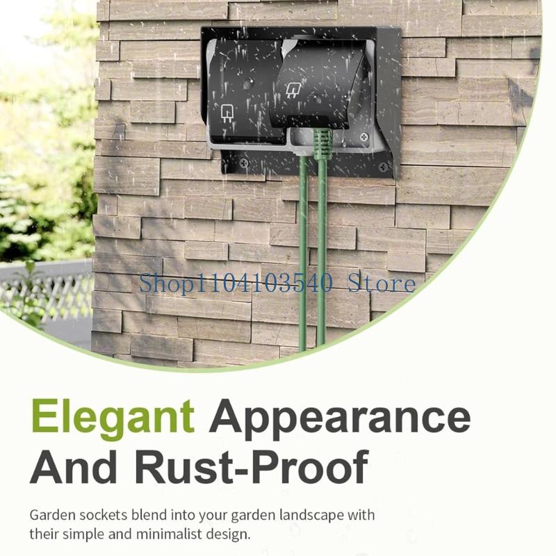 02DC Elektrische uitlaat Huish - Outdoor Power Outlet Cover recensie en prijs
