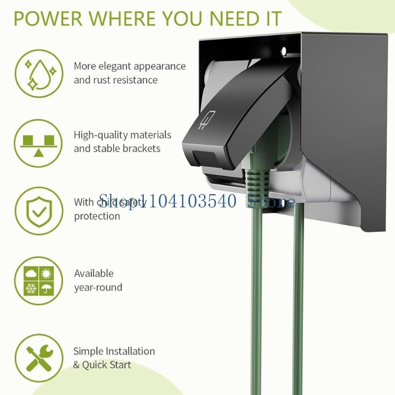 02DC Elektrische uitlaat Huish - Outdoor Power Outlet Cover recensie en prijs