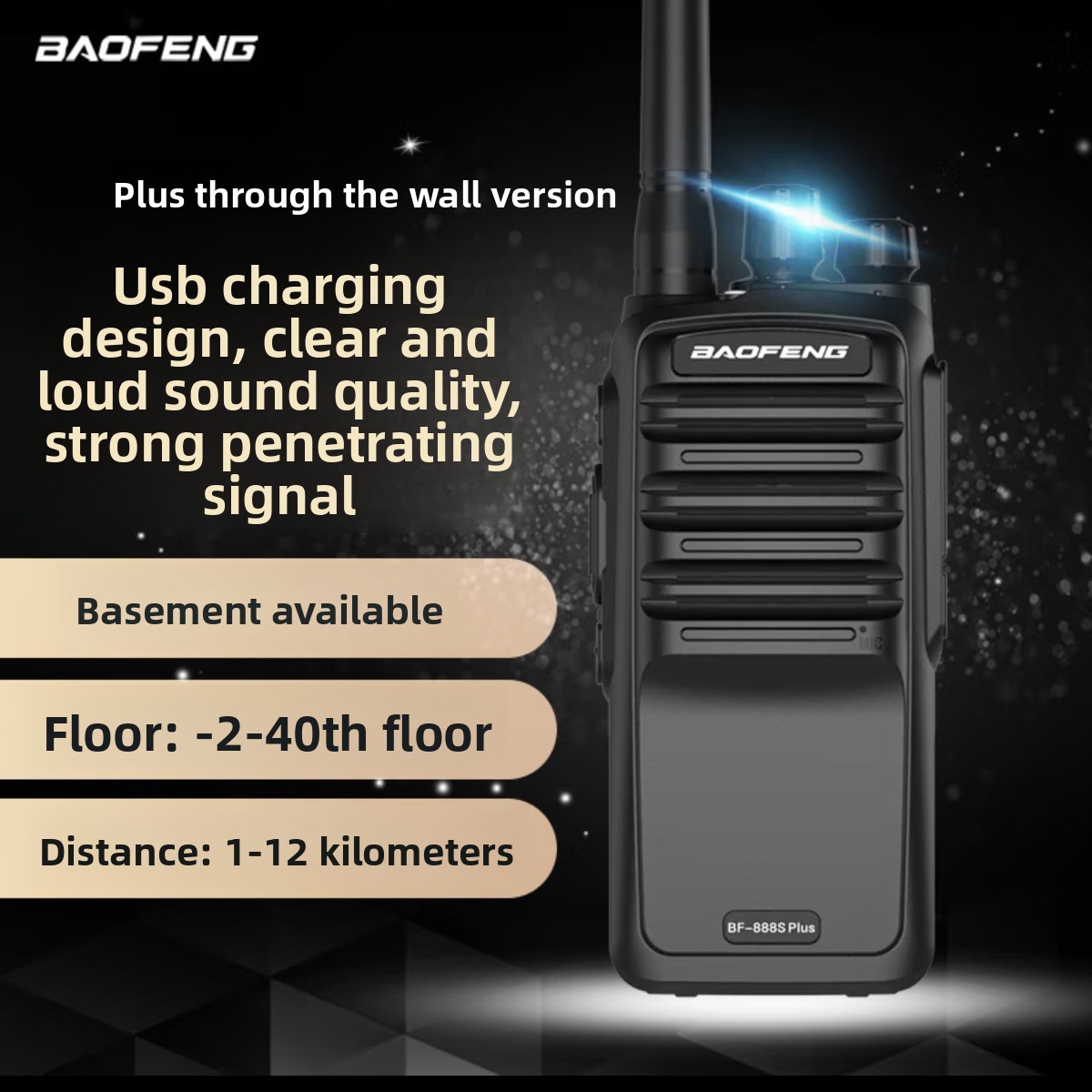 Baofeng BF-888S Plus wanddoord - Outdoor Power Plus recensie en prijs