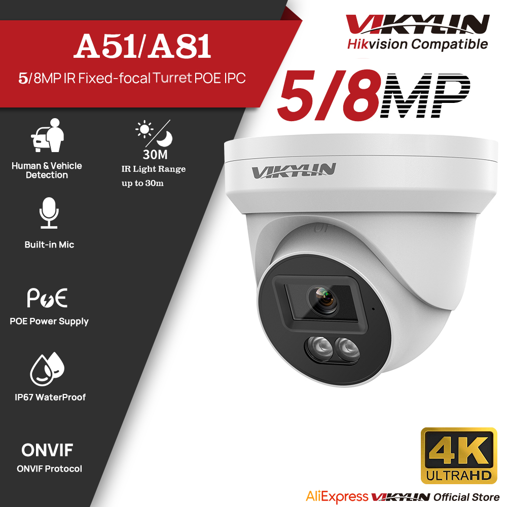 VIKYLIN 5/8MP HD IP-beveiligin - Outdoor Power G Motion recensie en prijs
