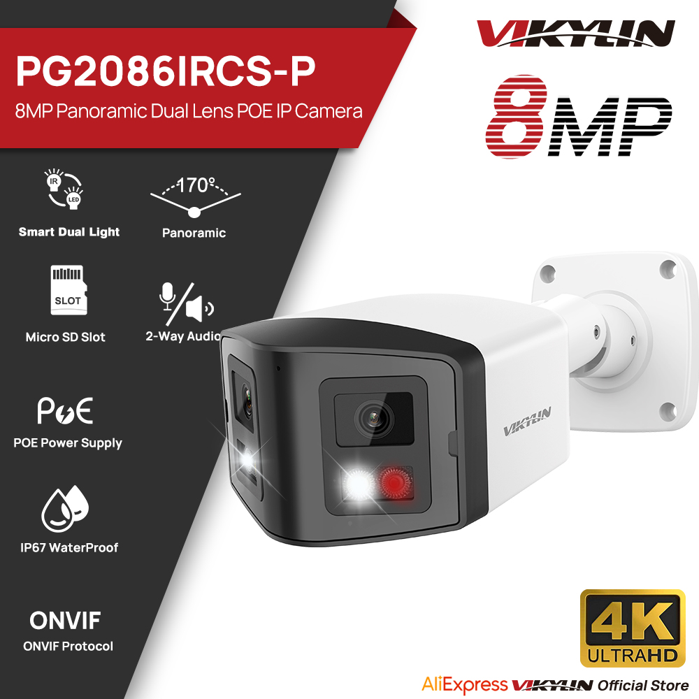 VIKYLIN 170 °   4K 8mp Dubbele - Outdoor Power G Motion recensie en prijs