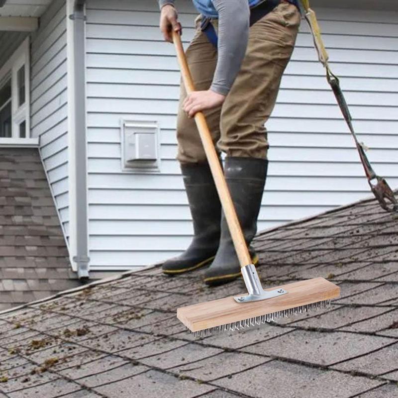 Stalen schrobborstel verbreed  - Outdoor Power Broom recensie en prijs