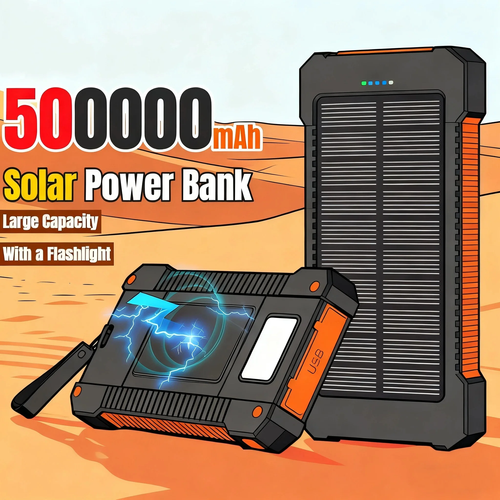 500000 mAh zonne-energiebank g - Outdoor Power Hub recensie en prijs