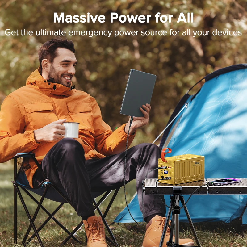 QOOVI 60000mAh Power Bank 22.5 - Outdoor Power Lead recensie en prijs